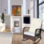 Chaise berçante d'extérieur en osier à assise large (sans la table)-525723006-525723003