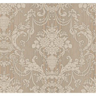  Papier peint style lustre à motif floral kaki Maude Designs