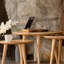 Solid Wood Three Leg Coffee Table
