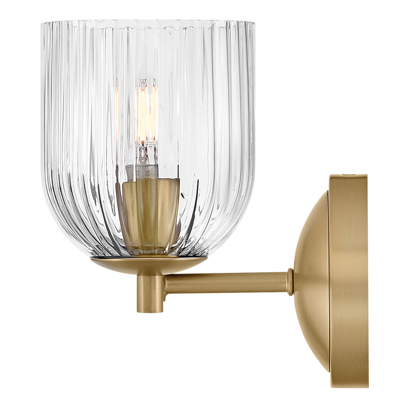 Hinkley Ava Medium Three Light Vanity, Clear