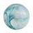Glass, 12"H Bottle Vase, Teal