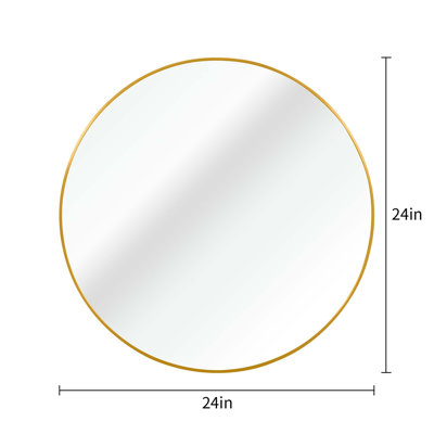 Hermien Aluminum Alloy Wall Mirror