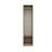 Wesa Traditional Wardrobe with Multiple Shelves, White & Gold, 17.7 x 74.8 x 20.5 inches | 100% Melamine Coated Particle Board, Thickness: 0.7 inches | Wall-Mountable Design with Cover, Elegant Storage Solution for Any Room-108053702-108053701