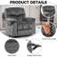  Fauteuil inclinable et pivotant manuel en velours haute douceur-251845357
