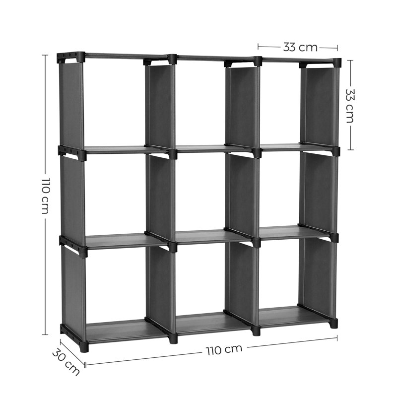 110cm W Fabric Shelving Unit