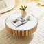 Table basse ronde ronde en métal fritté pour table ronde