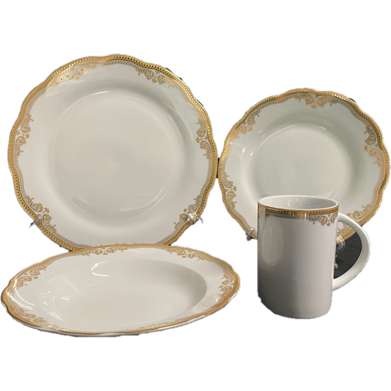 Service de table en porcelaine Houseuf Hampton