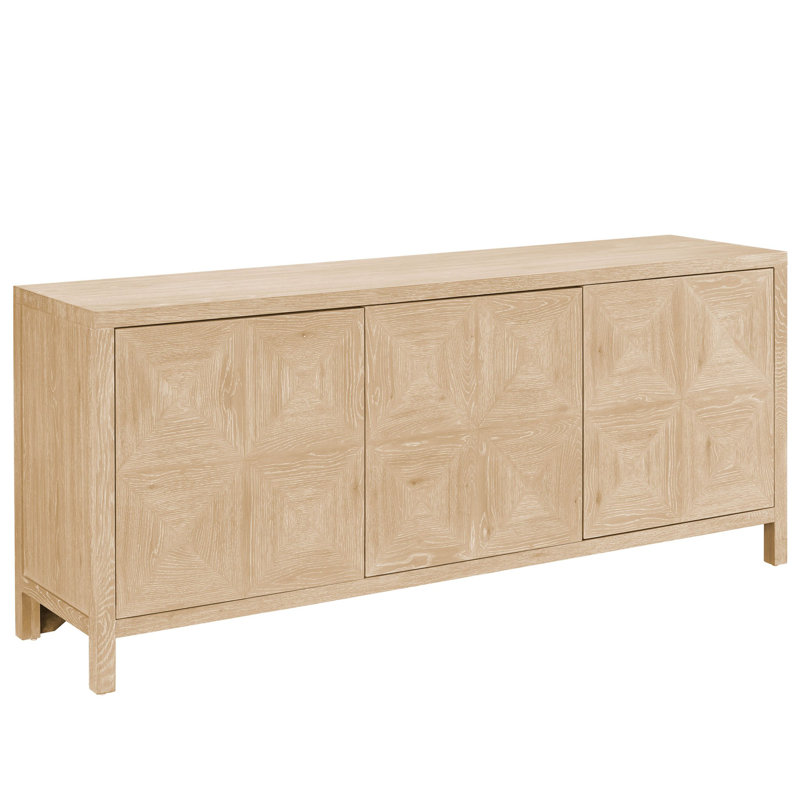 Sadie Media Console, Natural Oak
