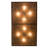 Rustic Lodge Mica Flush Mount