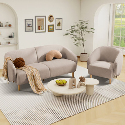 2 - Piece Modern And Stylish Living Room Set
