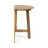 Outdoor Half-Round Folding Acacia Wood Bistro Table, Natural-1888033730