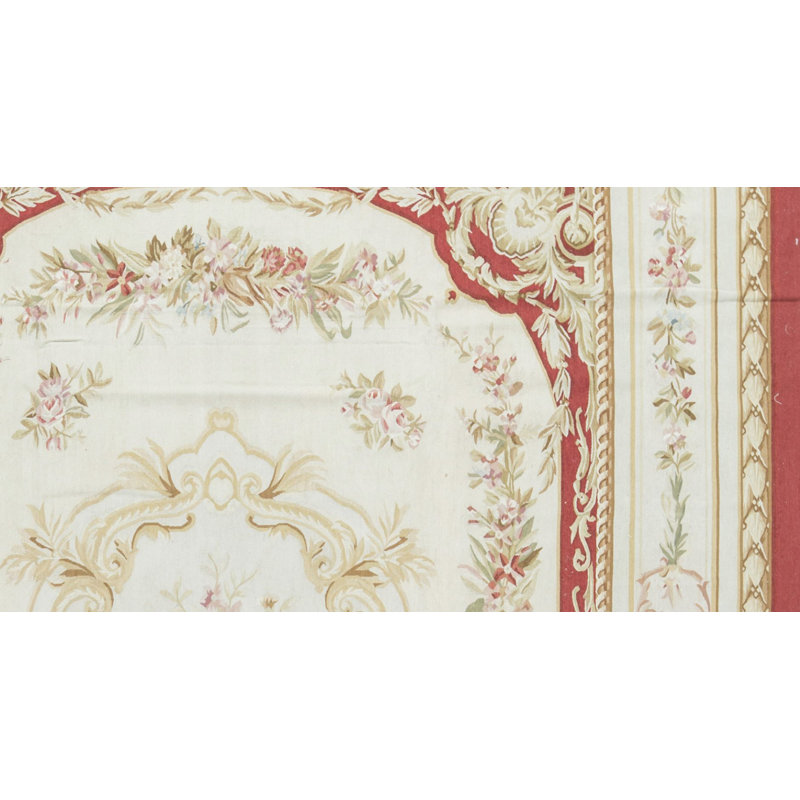 Aubusson Renaissance Wool Oriental Area Rug