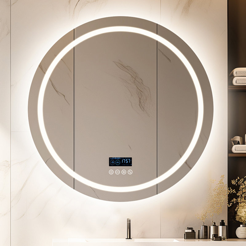 Courtny Round Blutooth LED Mirror