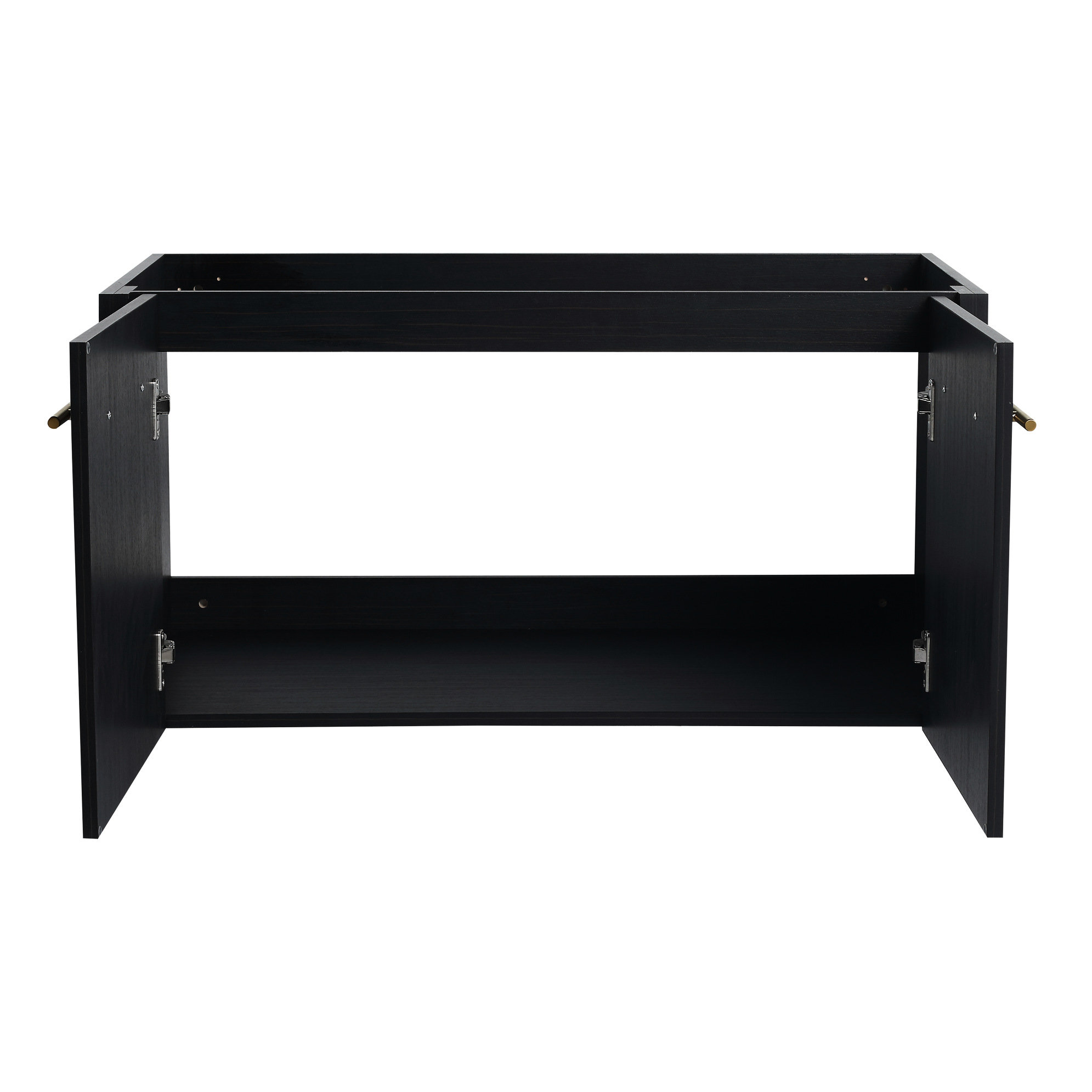 August Grove® 36 Inch Bathroom Buffet, Black Chestnut, Modern Flair ...