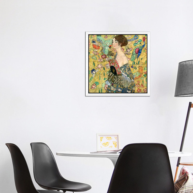 Print on Canvas, 66.04cm H x 66.04cm W x 3.81cm D, White Floater Framed