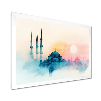 Mosquée à l'aube, décoration murale Turquie Turquie I - l'Islam