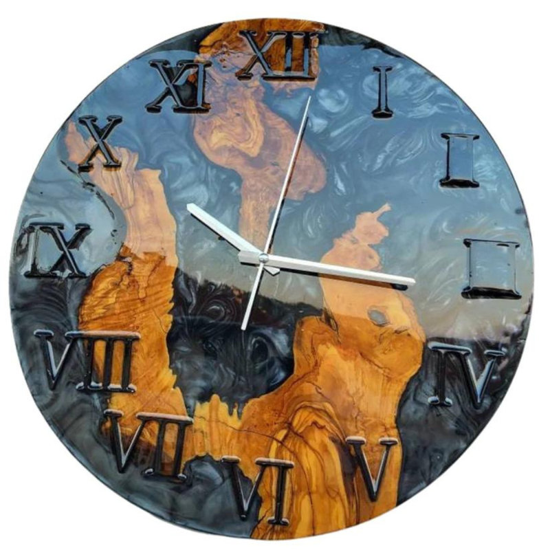 Horloge murale Myler, H 8 po x l 8 po x P 2 po