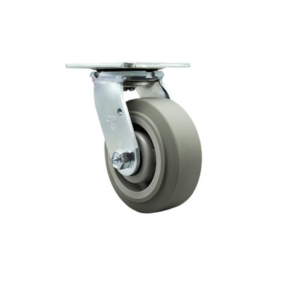 5 Inch Thermoplastic Rubber Wheel Swivel Caster with Ball Bearing Service Caster/SCC-30CS520-TPRBF