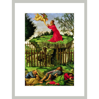 The Agony in the Garden by Sandro Botticelli -Framed Giclee Print