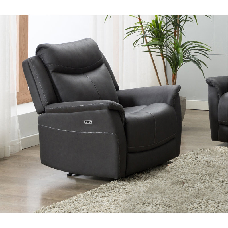 Winchell 89cm Wide Standard Recliner, Dark Grey