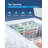 BLACK+DECKER 10 Cu. Ft. Chest Freezer, Deep Freezer with Top Opening, Freezer Chest with 2 Removable Storage Baskets, Mechanical Temperature Control, Manual Defrost, R600a Refrigerant,BCF1000E,White