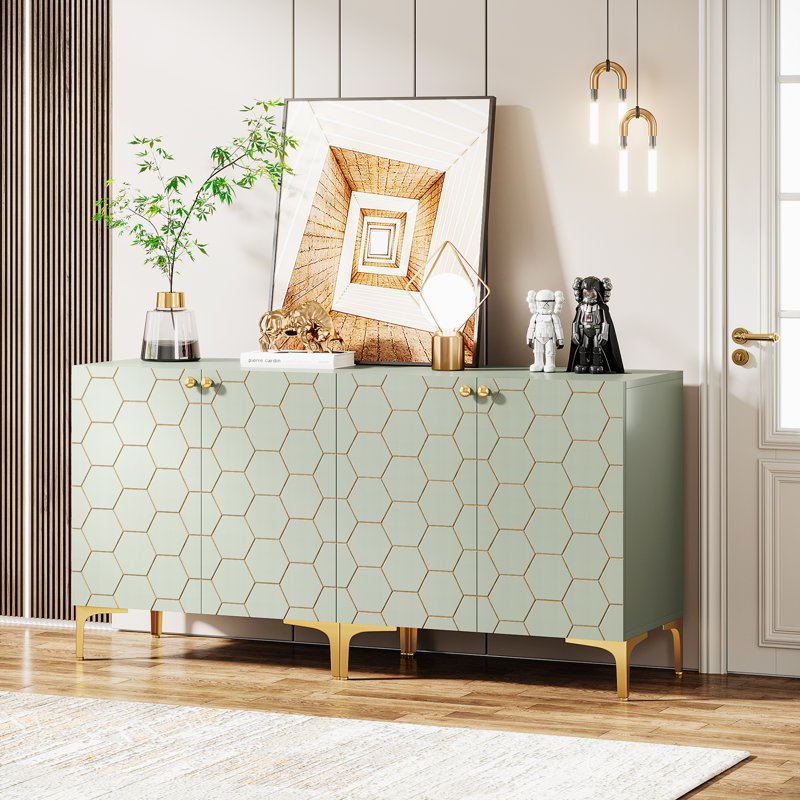 Doukala 63'' Sideboard, Light Green