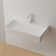 Cpingao 23.5'' Solid Surface Rectangular Bathroom Sink with Overflow