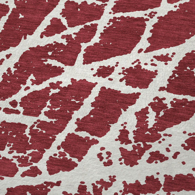 Jeté en sherpa Addison, Rouge