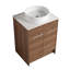 Lavabo de salle de bain circulaire en céramique-126148923