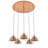 Muspelheim 5 - Light Copper Dome Pendant