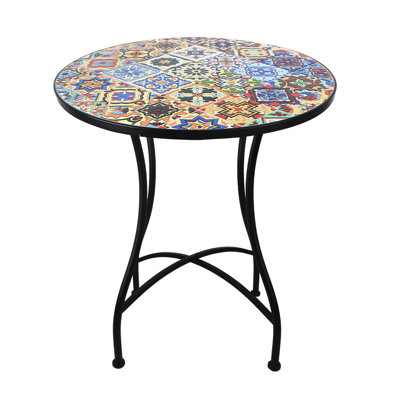 Iron Round Table, Sofa Side Table, Modern Minimalist Casual Balcony, European Corner Table, Flower Table, Circular Small Coffee Table