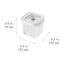 Fresh & Save CUBE Box S, blanc transparent