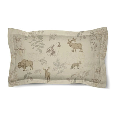 Laural Home Mountain Wildlife Standard Duvet Sham
