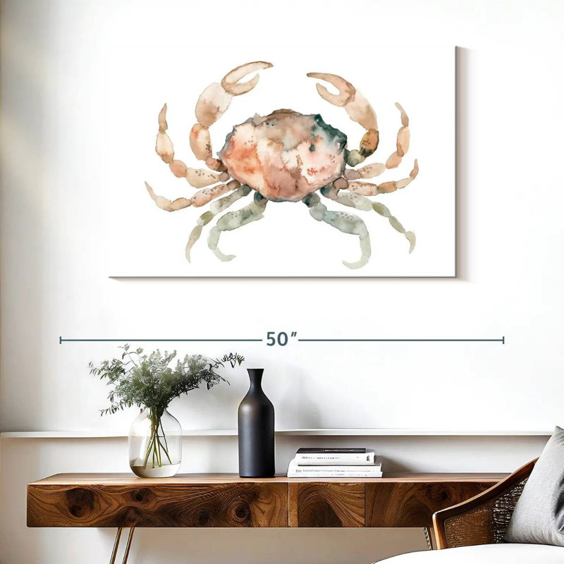 Brampt White Crab, 26" H x 39" W