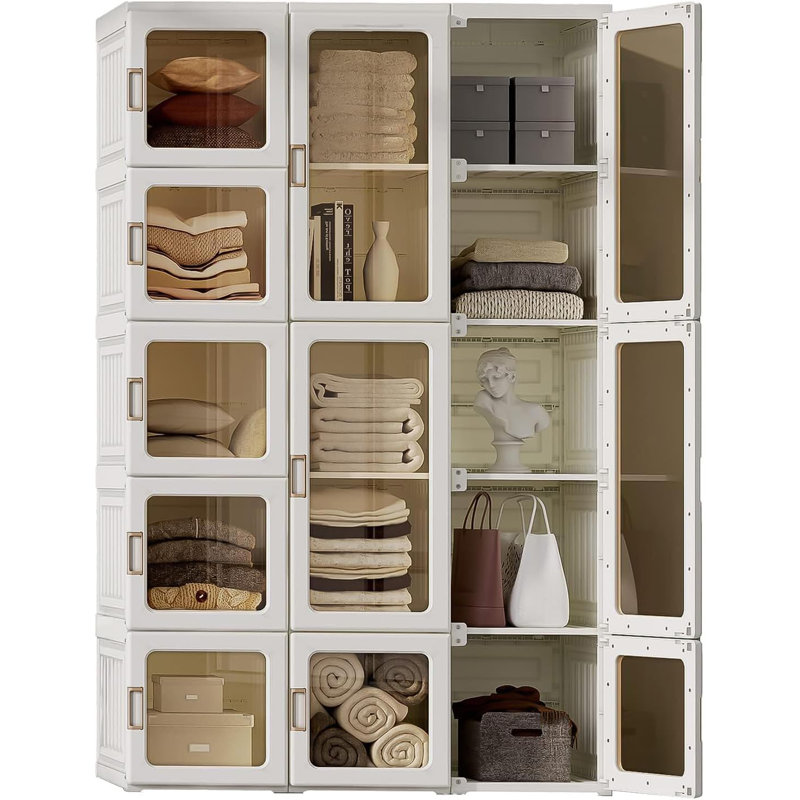 Silver Wardrobe, 11-Doors without Rod