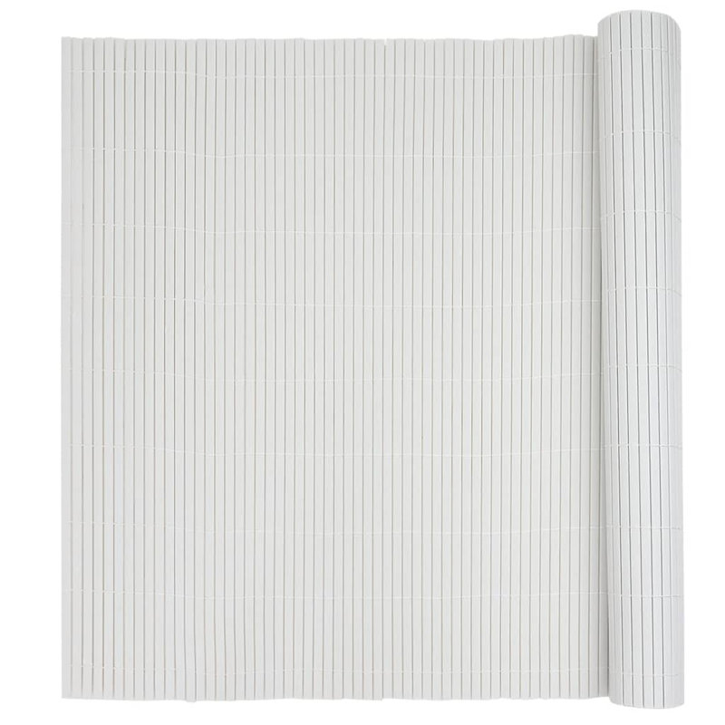 Streicher Double-Sided Garden Fence, White, 180 x 300 cm