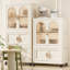 Armoire de rangement en plastique avec roues