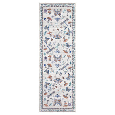 Rectangle Floral Area Rug