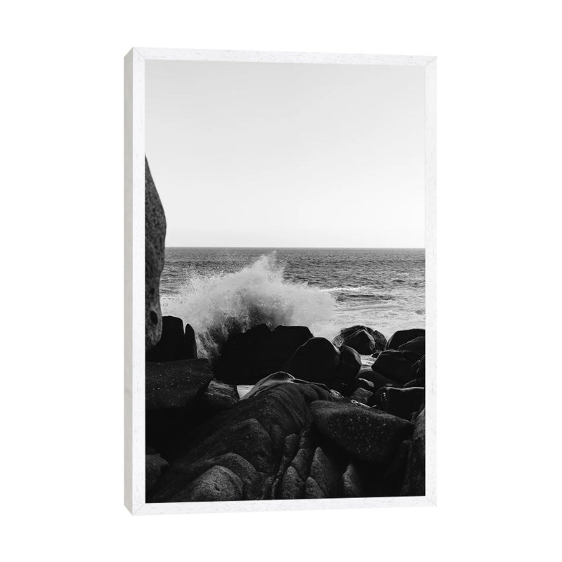 Monochrome Mexico by Bethany Young - Print on Canvas, White Framed, 152.4cm H x 101.6cm W x 3.81cm D