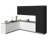 FK-HARMONY 126'' W x 96'' H Medium Density Fiberboard (MDF) Kitchen Cabinet Set Ready-to-Assemble-97830617