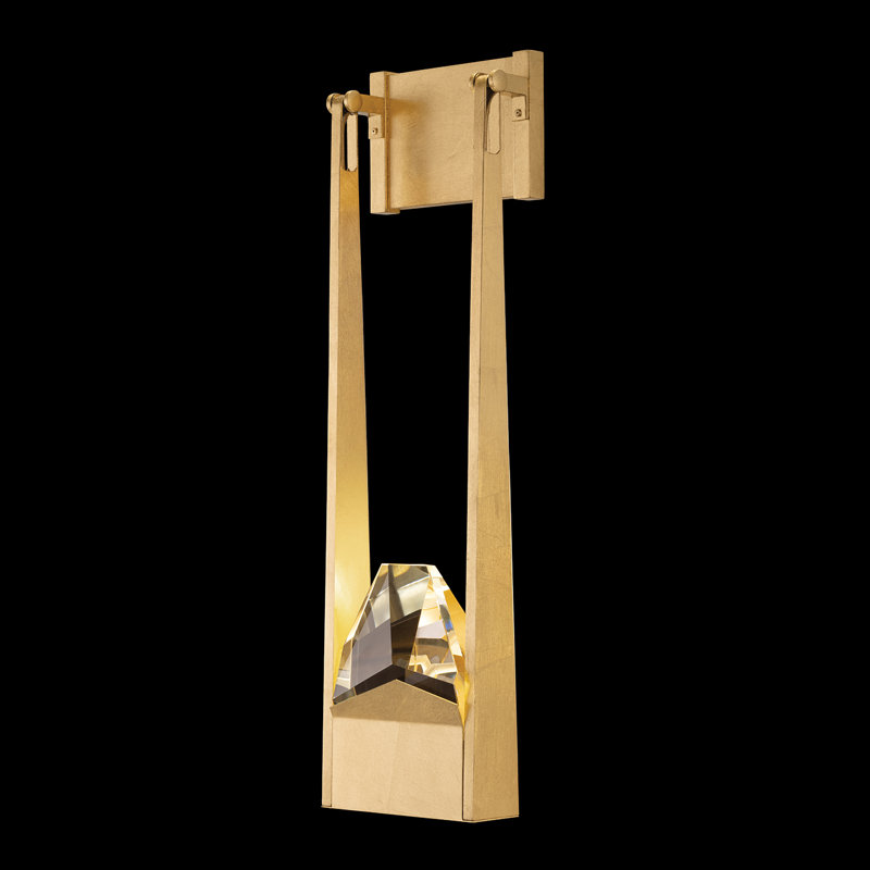 Strata 2 - Light LED Armed Sconce, Gold Leaf