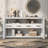 61.5'' Large Entryway Table with 4 Drawers