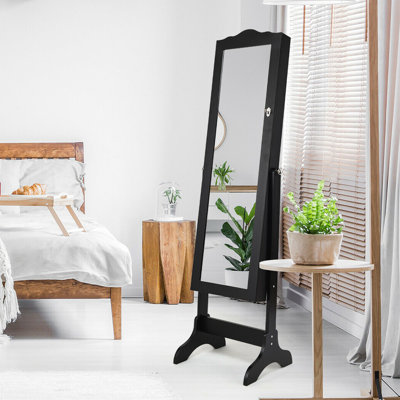 Armoire à bijoux avec miroir Ayssa