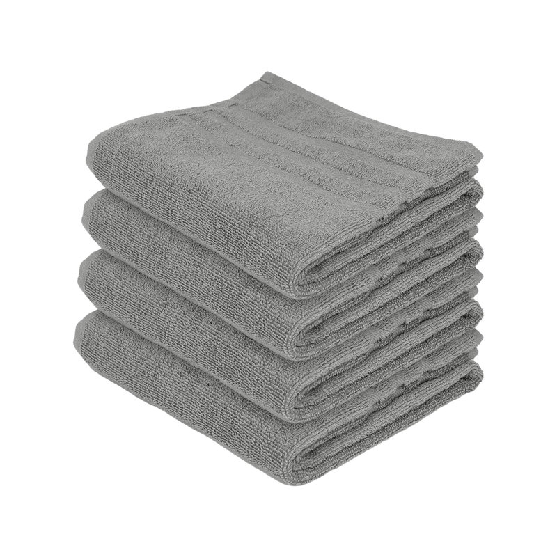 Cotton Bath Towels, Grey
