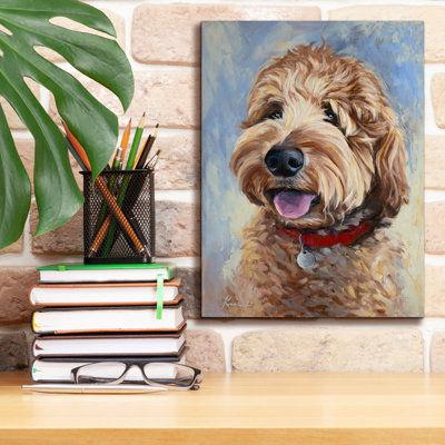 «Dogs Goldendoodle» par Lindsay Kivi, art mural sur toile
