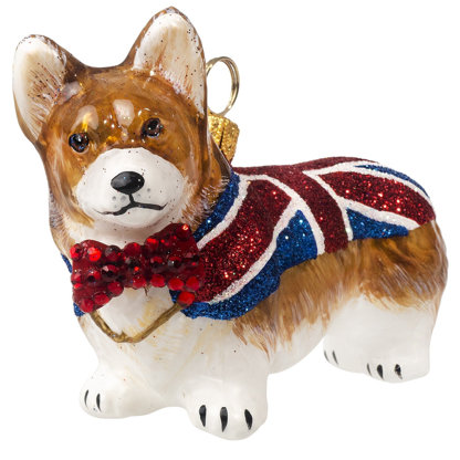 Pembroke Corgi W/Union Jack Coat