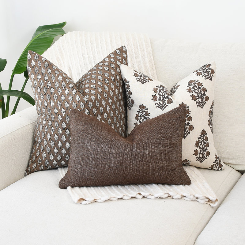 Ensemble de housse de coussin Brown