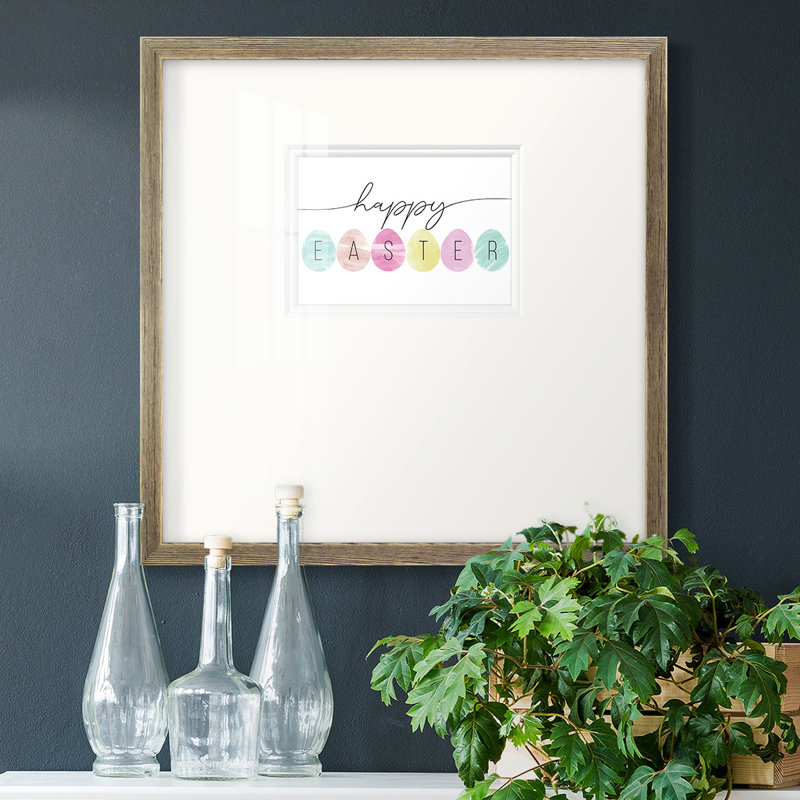 " Happy Easter ", 17" H x 17" W x 1.25" D