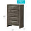 Coffre Marilla G1505-CH, gris