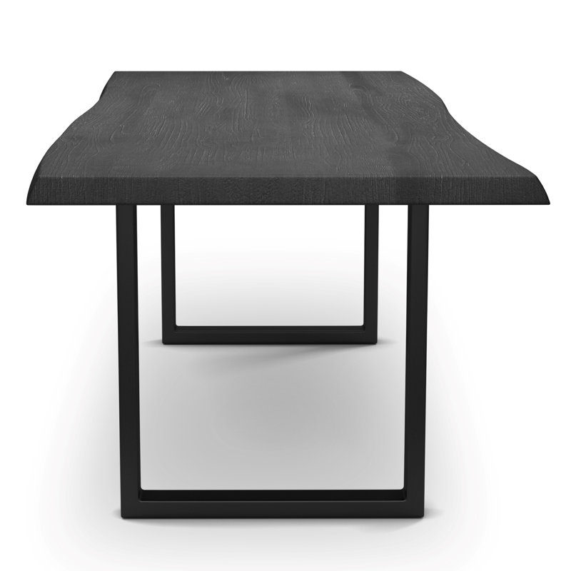 Colin Dining Table, 29.75"H x 116"L x 40"W, Ebonized, Black